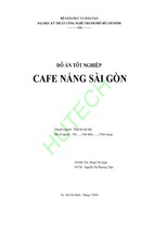Cafe nắng sài gòn