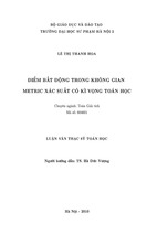 Điểm bất động trong không gian metric xác suất có kỳ vọng toán học