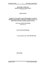 Nghiên cứu tách chiết và đặc tính sinh học của một số phân đoạn dịch chiết các hợp chất tự nhiên từ hoa và lá bưởi (citrus grandis (l.) osbeck), họ (rutacecea). luận văn thạc sĩ sinh học