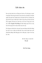 Luận văn thạc sĩ  ứng dụng sai phân giải bài toán biên của phương trình eliptic