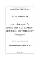 Luận văn thạc sĩ toán học tính chính quy của không gian mầm các hàm chỉnh hình giá trị frechet