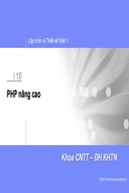 Webcourse - php nang cao