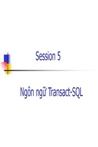 Ngôn ngữ transact-sql