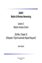 Mobile & wireless networking – lecture 3 medium access control - geert heijenk