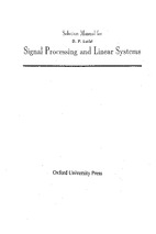 Ebook signal processing and lindear systems