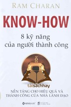 Know-how - 8 ky nang cua nguoi - ram charan