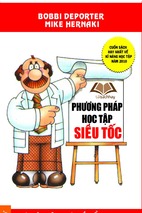 Phuong phap hoc tap sieu toc - bobbi deporter