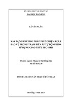 Xây dựng phương pháp thí nghiệm rơle bảo vệ trong trạm biến áp tự động hóa sử dụng giao thức iec 61850.pdf