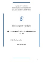Báo cáo quản trị mạng Cloud
