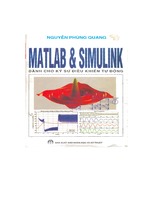 Ebook matlab & simulink dành cho kỹ sư diều khiển tự động - nguyễn phùng quang