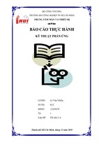 Báo cáo thực hành kỹ thuật phản ứng