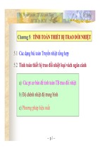 Bài giảng truyền nhiệt vp - chương 5 tính toán thiết bị trao đổi nhiệt - ts. hà anh tùng (đh bách khoa tp.hcm)