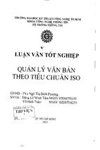 Quản lý văn bản theo tiêu chuẩn iso