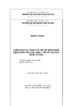 Chẩn đoán hư hỏng của hộp số bánh răng bằng phân tích thời gian – tần số các dao động cơ học