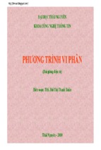 Phương trình vi phân