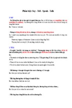 Phân biệt say, tell, speak, talk