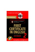 First certificate in english 2