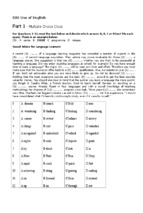 Đề thi cae use of english (test 2)