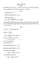 Bài tập vật lý lớp 10 - chất khí