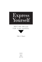Express yourself - writing skills for high school