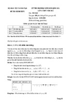 Đề thi học sinh giỏi quốc gia môn tin học lớp 12 năm 2011 - có đáp án (ngày thi thứ hai)