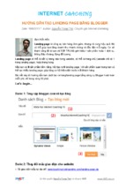 Hướng dẫn tạo landing page bằng blogger