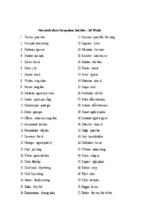 New words about occupations and jobs