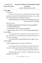 Đề thi thử quốc gia lần 1 năm 2015 môn ngữ văn trường thpt đa phúc, hà nội