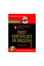 First certificate in english 1