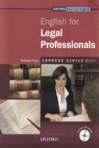 Express series: english for legal professionals (oxford business english)