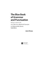 The blue book of grammar and punctuation