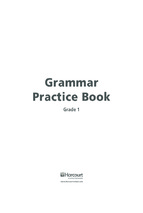 Grammar practice book grade 1