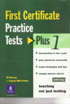 First certificate practice tests plus 1