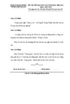 Đề thi thử đại học môn văn lần 3 năm 2014 trường thpt gia lộc, hải dương