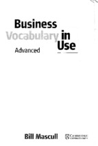 Business vocabulary in use - advanced