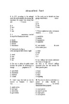 Bài tập ngữ pháp tiếng anh nâng cao (test 4)