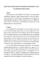 Phân tích tính sử thi trong truyện rừng xà nu của nguyễn trung thành