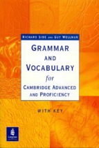 Grammar and vocabulary for cambridge advanced and proficiency
