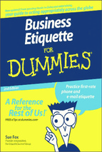 Business etiquette for dummies