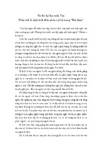 Ôn thi đại học môn văn: phân tích bi kịch tinh thần nhân vật hộ trong “đời thừa”