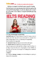 Chiến lược cho dạng bài true/false/not given trong ielt reading