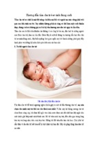 Hướng dẫn tắm cho trẻ sơ sinh đúng cách