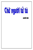 Giáo án bài chữ người tử tù