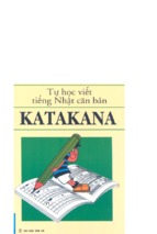 Tự học viết tiếng nhật căn bản katakana