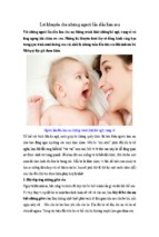 Lời khuyên cho những người lần đầu làm mẹ