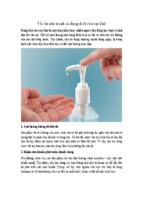 5 lý do nên tránh xa dung dịch rửa tay khô