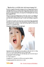 Nguyên nhân và cách khắc phục tình trạng nói ngọng ở trẻ