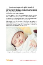 Giờ ngủ của trẻ sơ sinh chuẩn nhất để phát triển tốt