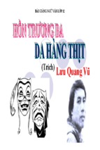 Bài giảng hồn trương ba, da hàng thịt