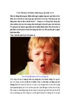 Cách đối phó với bệnh viêm họng cấp tính ở trẻ